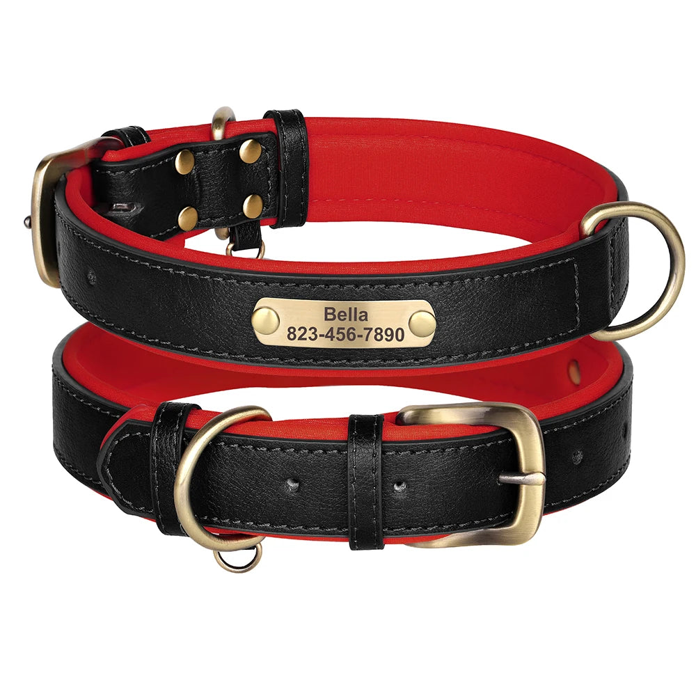 Personalisiertes Lederhalsband
