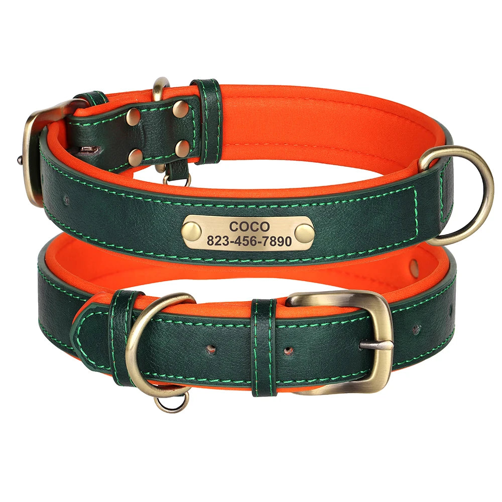 Personalisiertes Lederhalsband