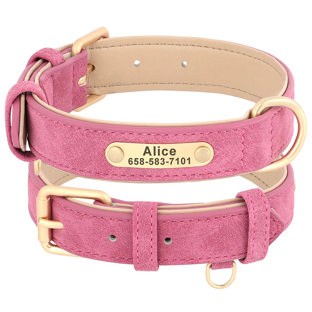 Personalisiertes Lederhalsband