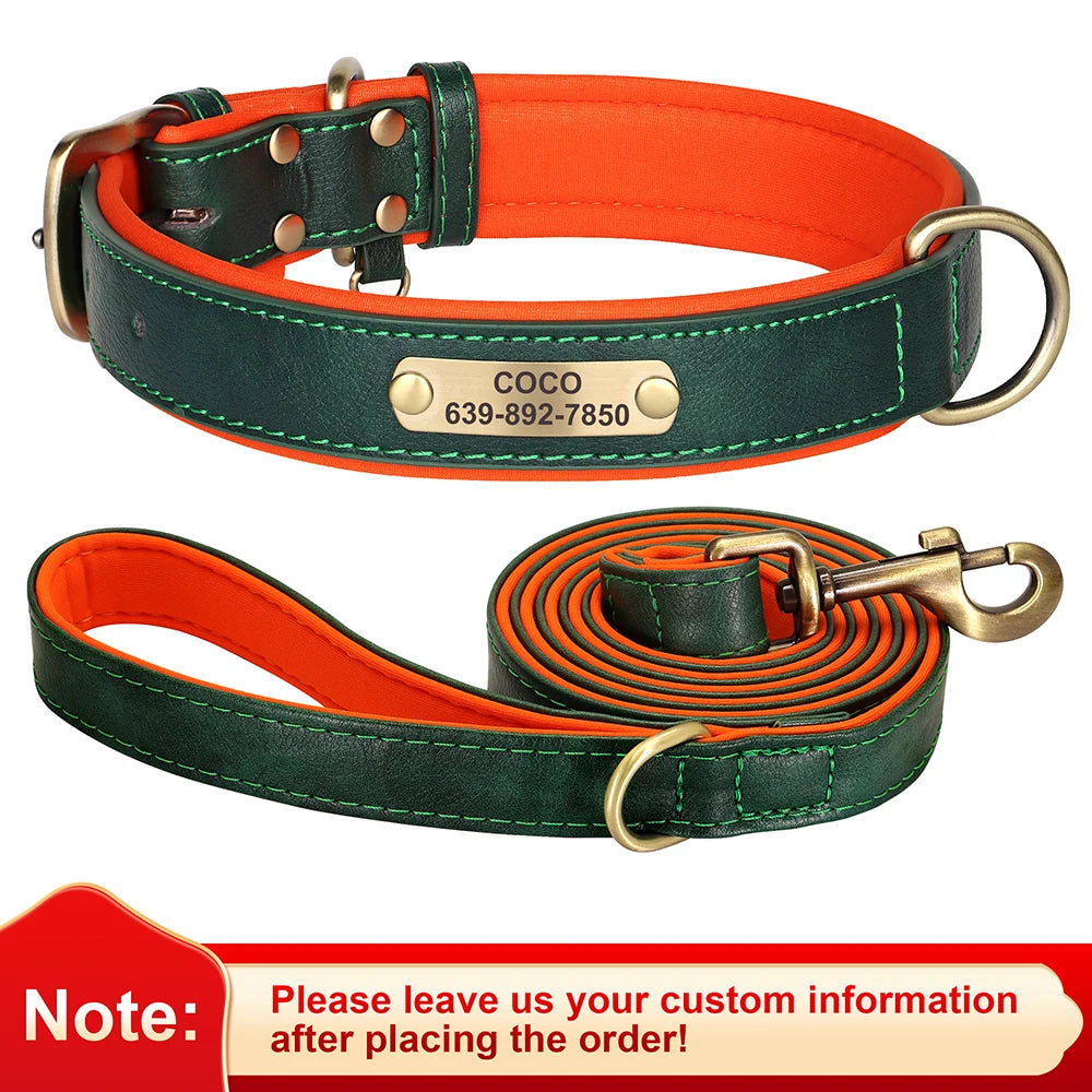 Personalisiertes Lederhalsband