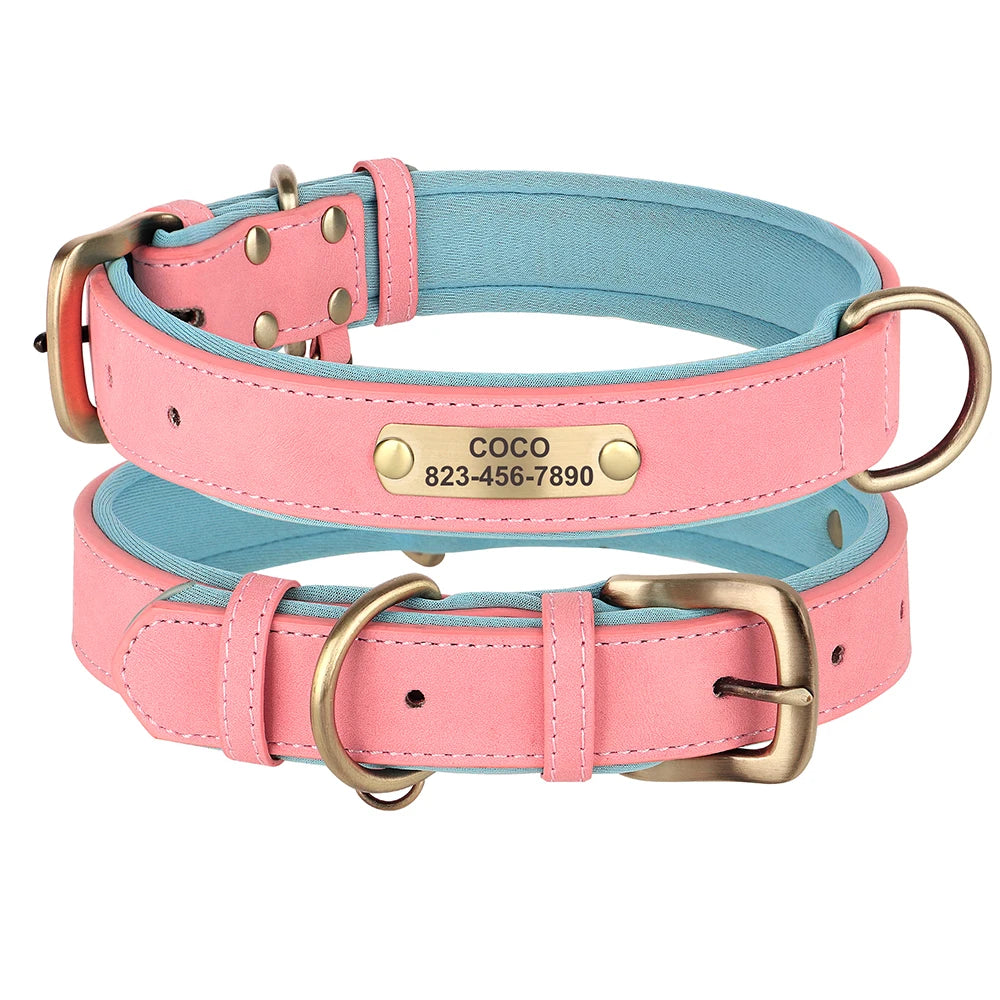 Personalisiertes Lederhalsband