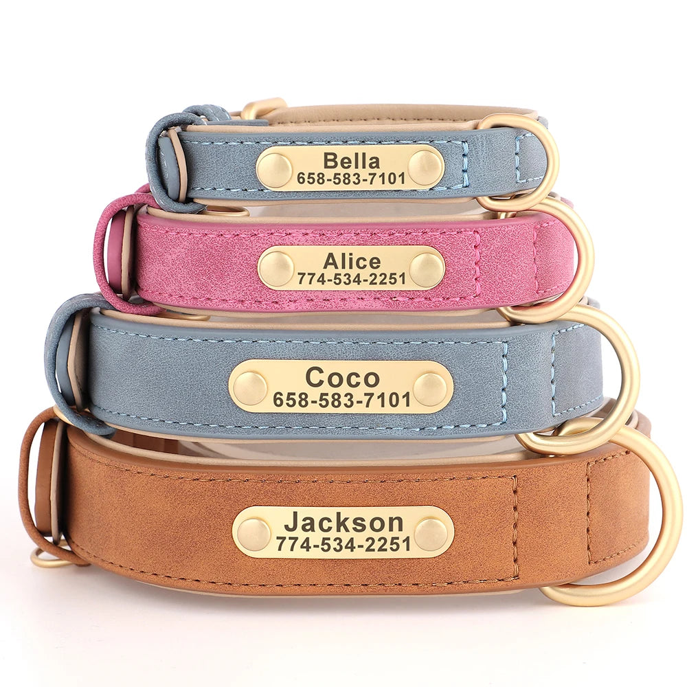 Personalisiertes Lederhalsband