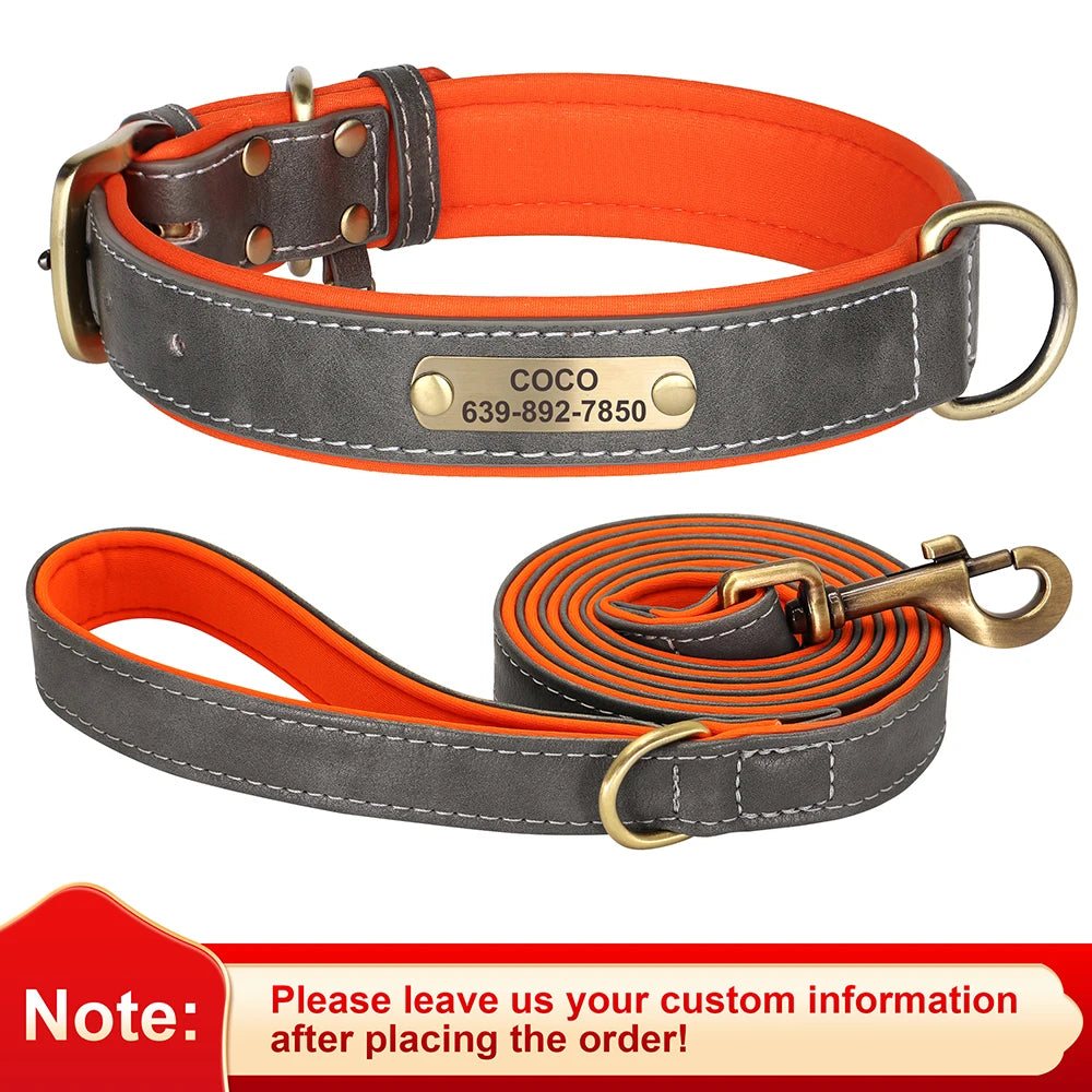 Personalisiertes Lederhalsband