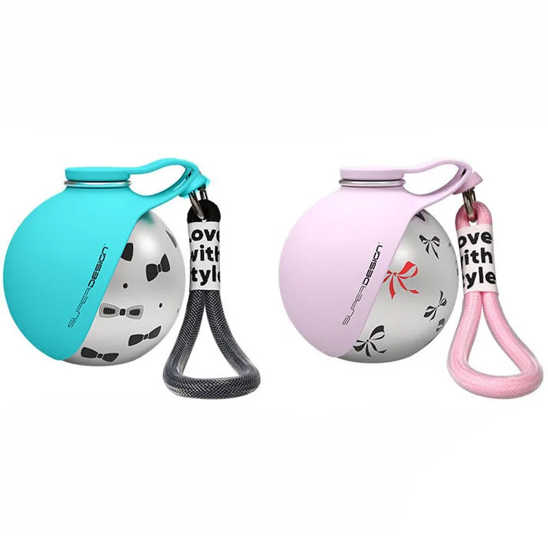 2-in-1 Tragbare Hundewasserflasche – Auslaufsicher & Kompakt für Unterwegs