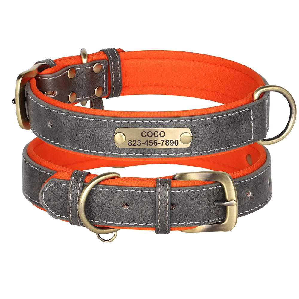 Personalisiertes Lederhalsband