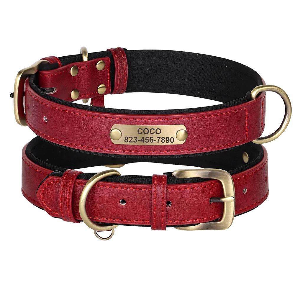 Personalisiertes Lederhalsband