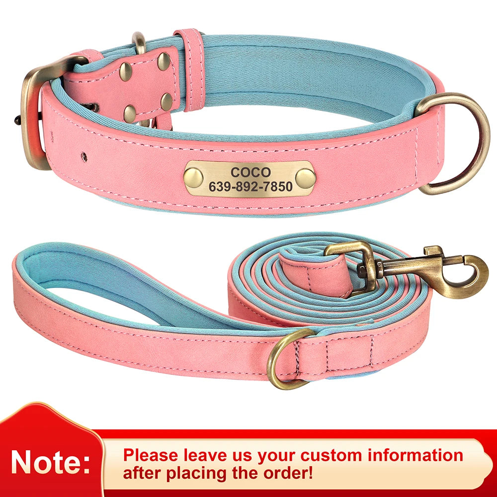 Personalisiertes Lederhalsband