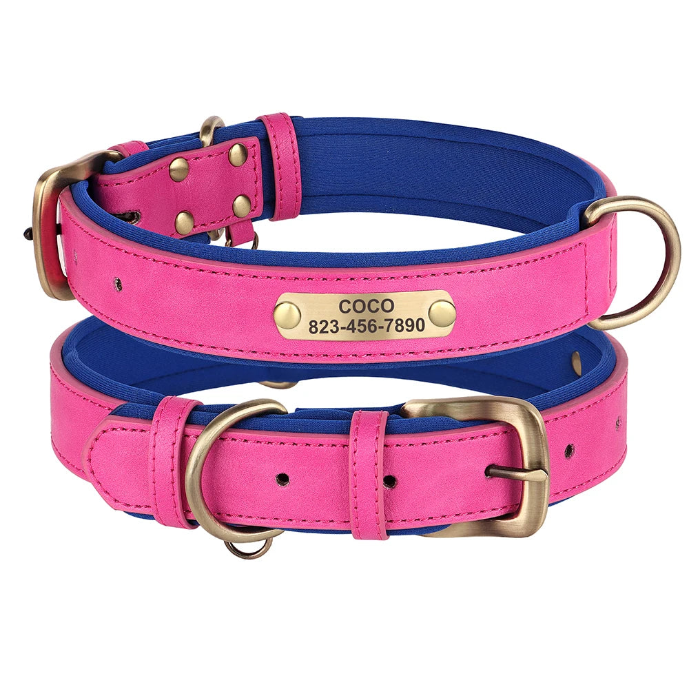 Personalisiertes Lederhalsband