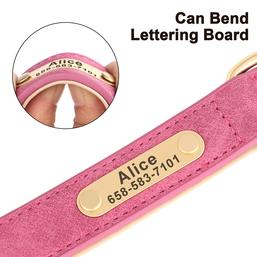 Personalisiertes Lederhalsband
