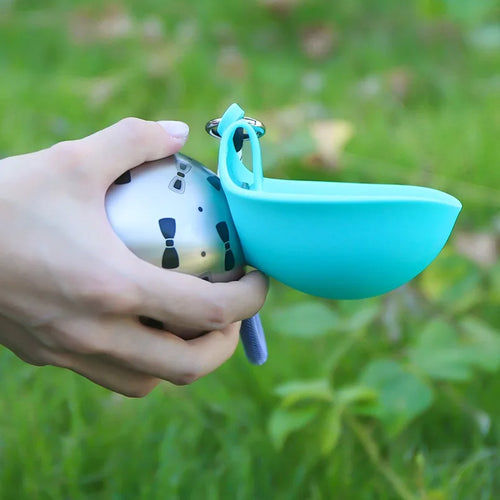 2-in-1 Tragbare Hundewasserflasche – Auslaufsicher & Kompakt für Unterwegs