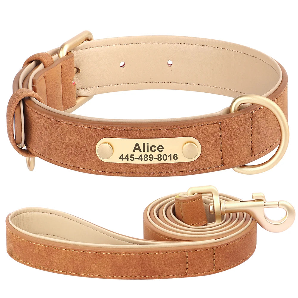 Personalisiertes Lederhalsband