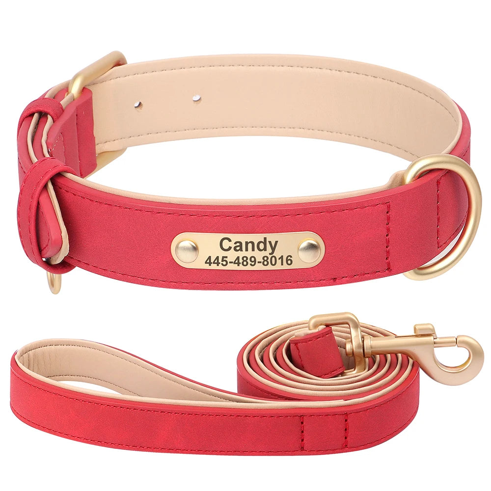 Personalisiertes Lederhalsband