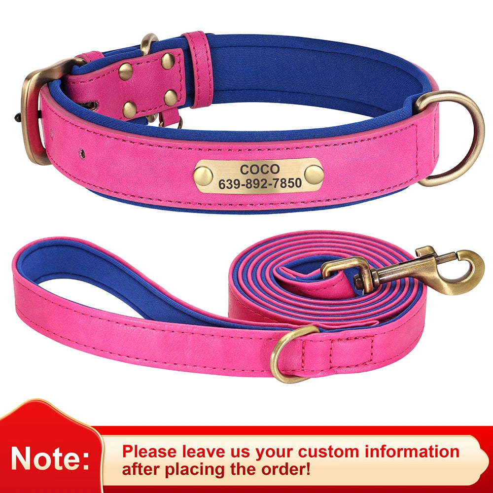 Personalisiertes Lederhalsband